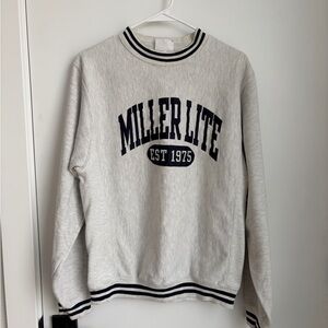 Miller Lite Gray Women's Sweatshirt